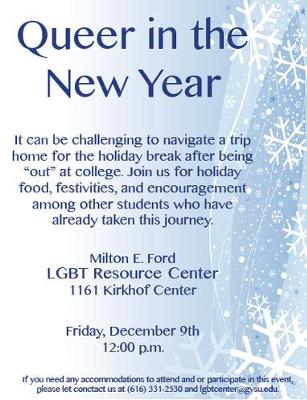 Queer in the New Year Holiday Celebration